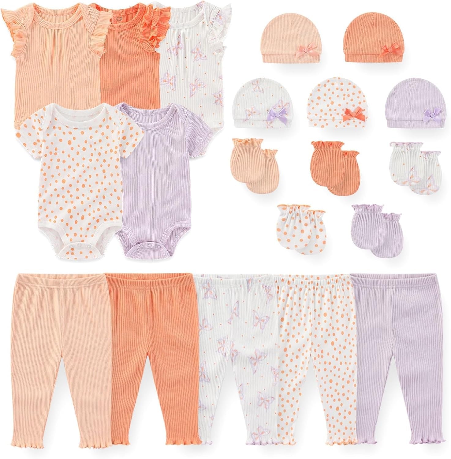 Unisex Baby Bodysuits Sets