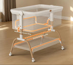 3-In-1 Baby Bassinet Bedside Sleeper with Mattress 