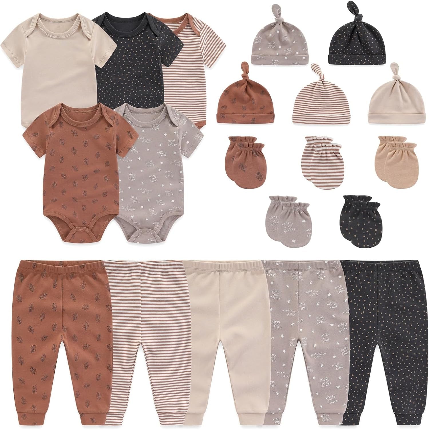 Unisex Baby Bodysuits Sets