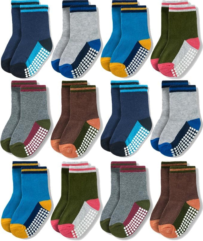 12 Pack Baby Toddler Socks