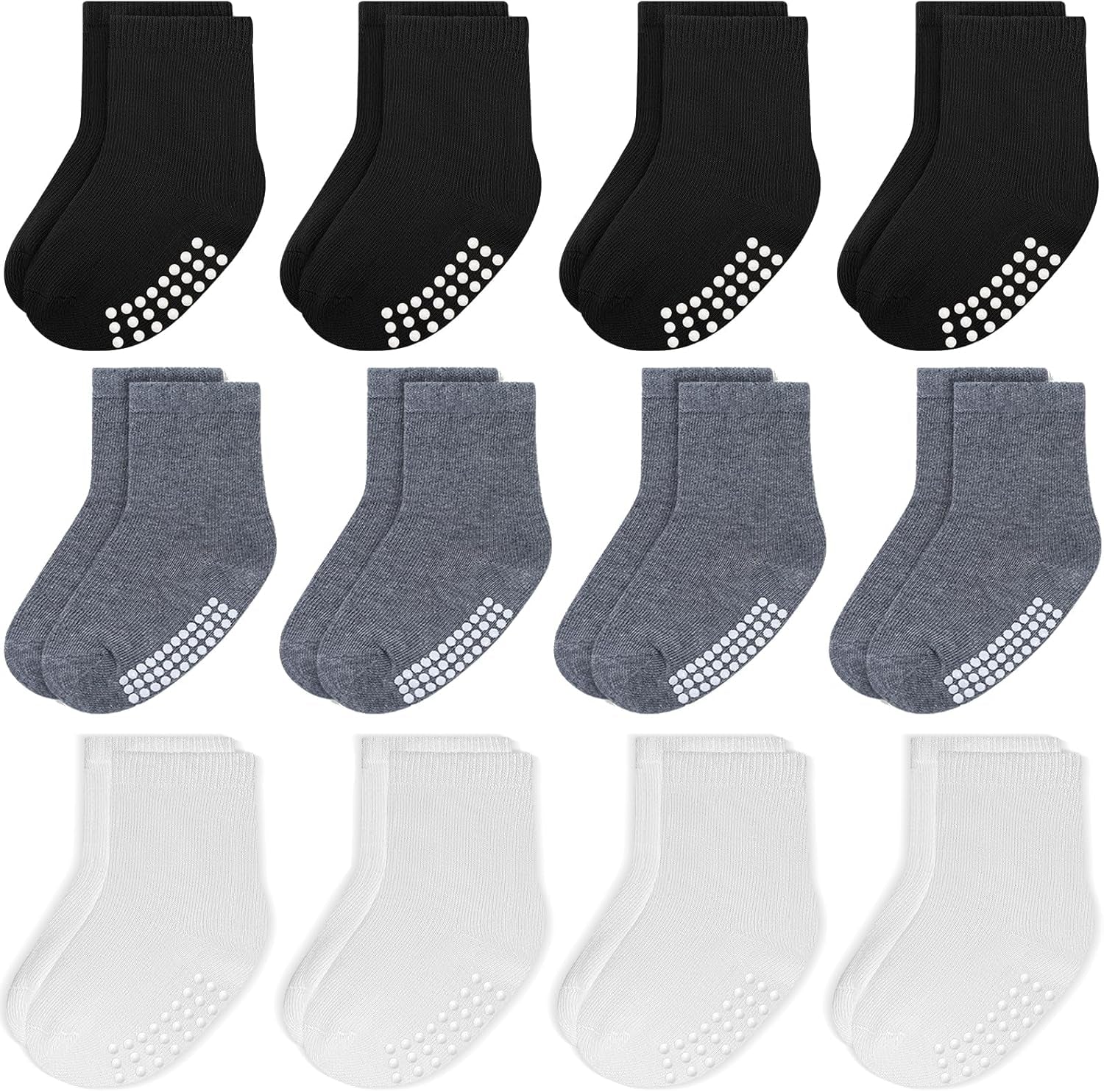 12 Pack Baby Toddler Socks
