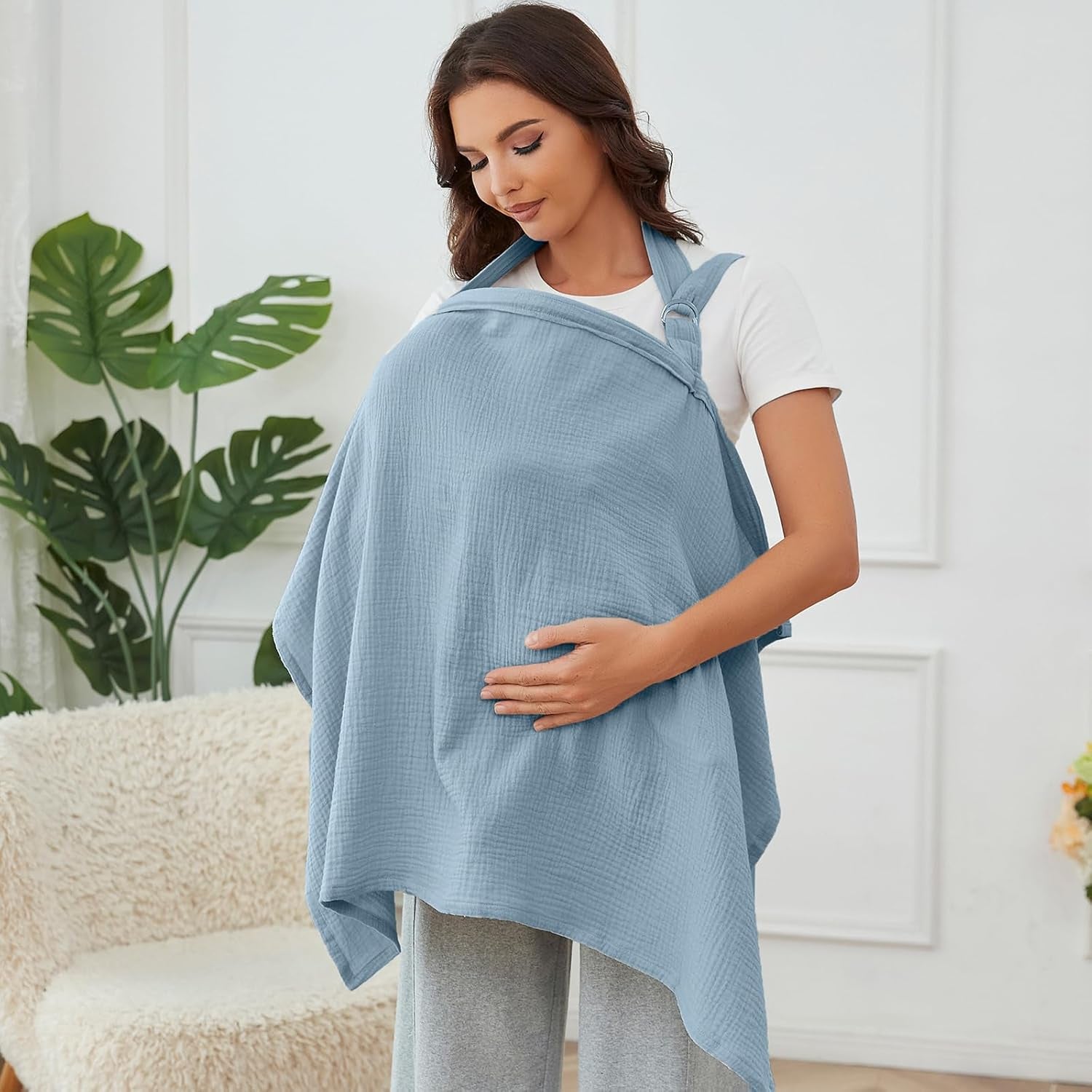 Muslin Nursing Cover for Breastfeeding