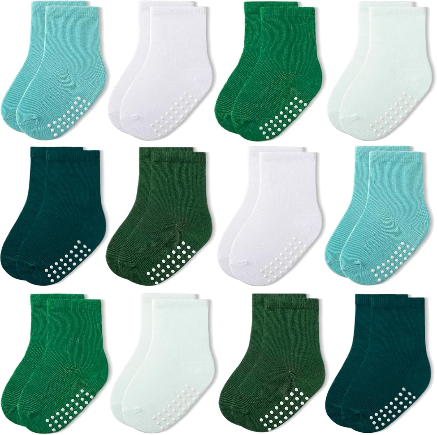 12 Pack Baby Toddler Socks