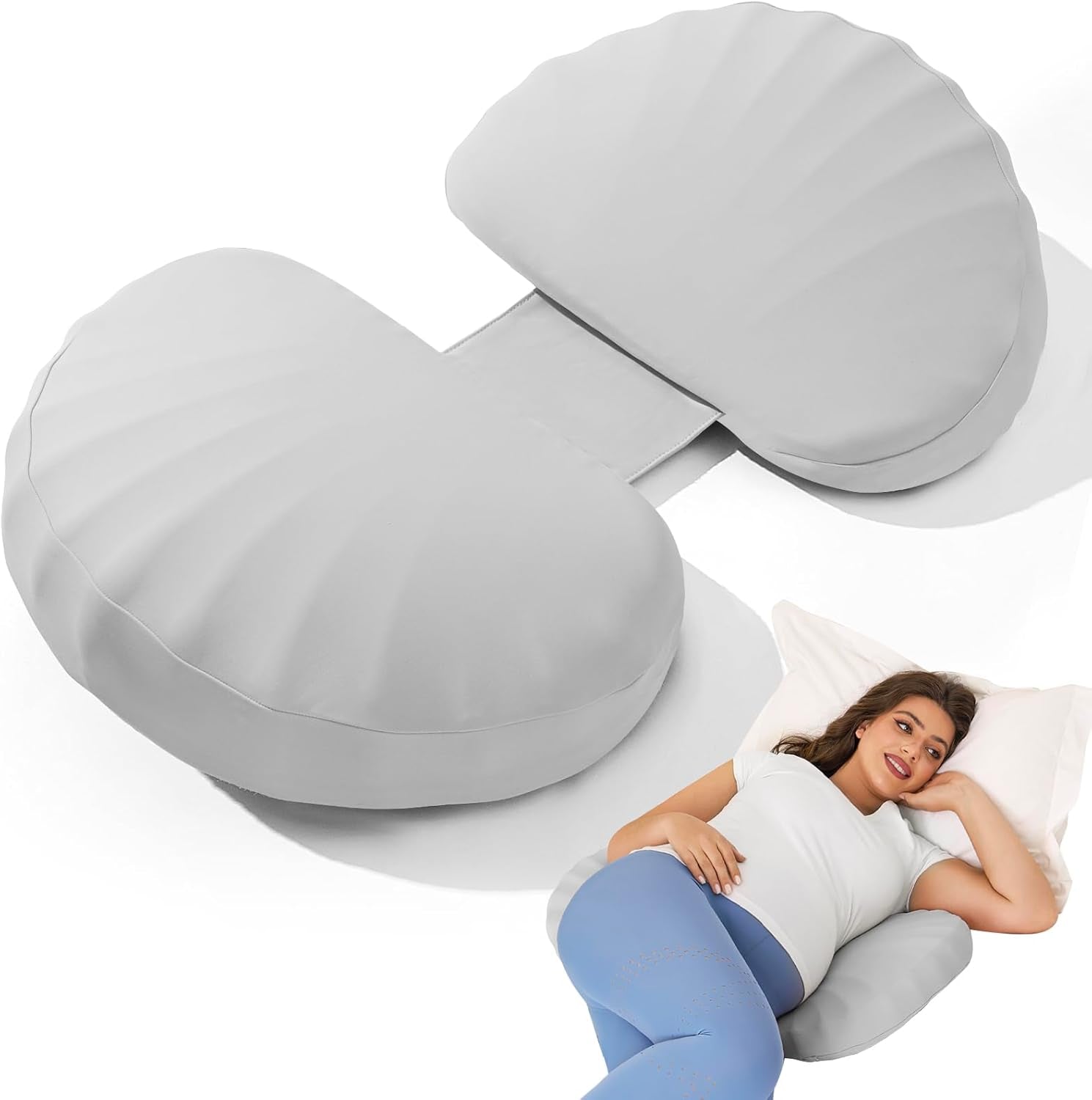 Memory Foam Maternity Pillow for Side Sleeper