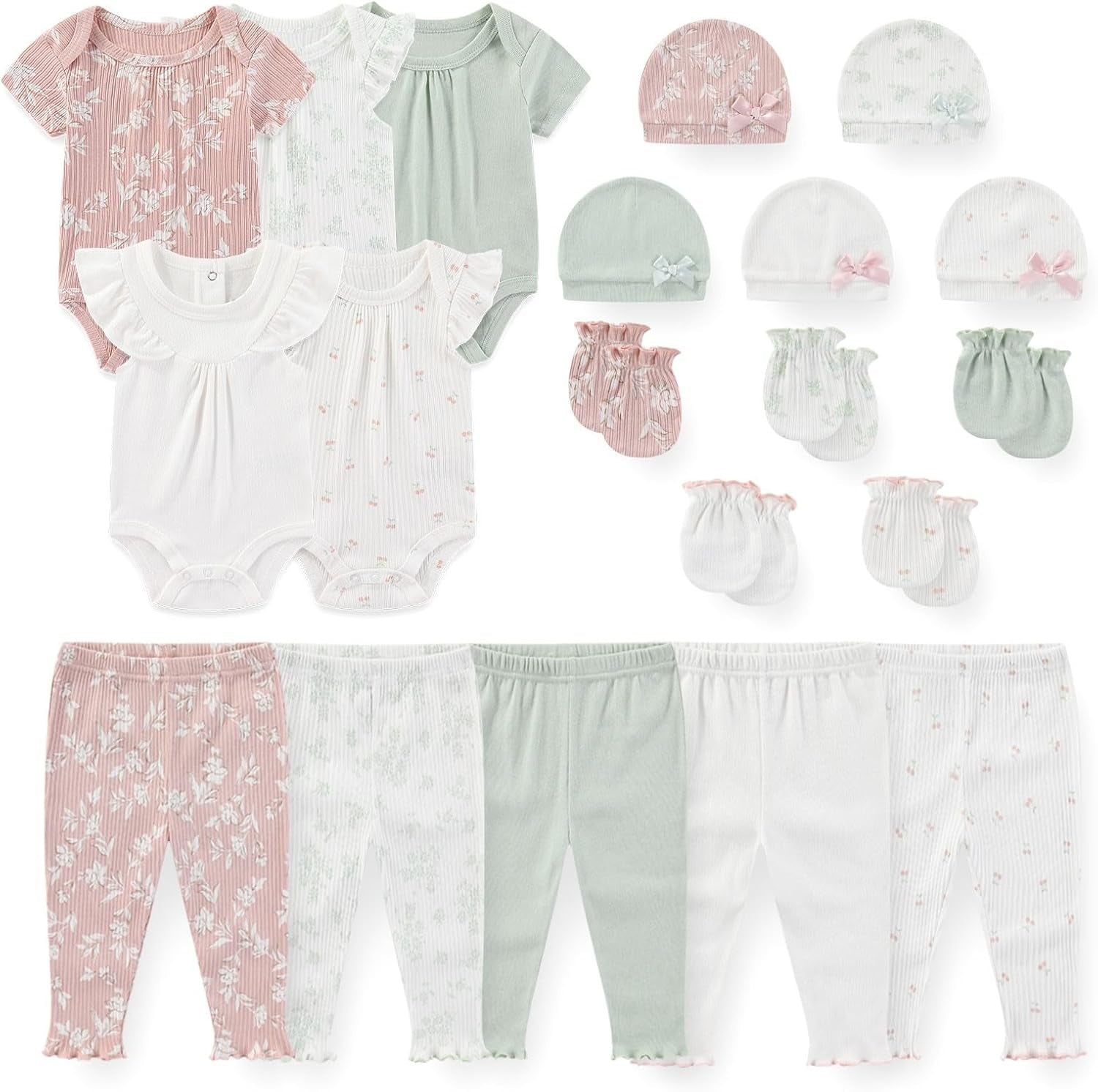 Unisex Baby Bodysuits Sets
