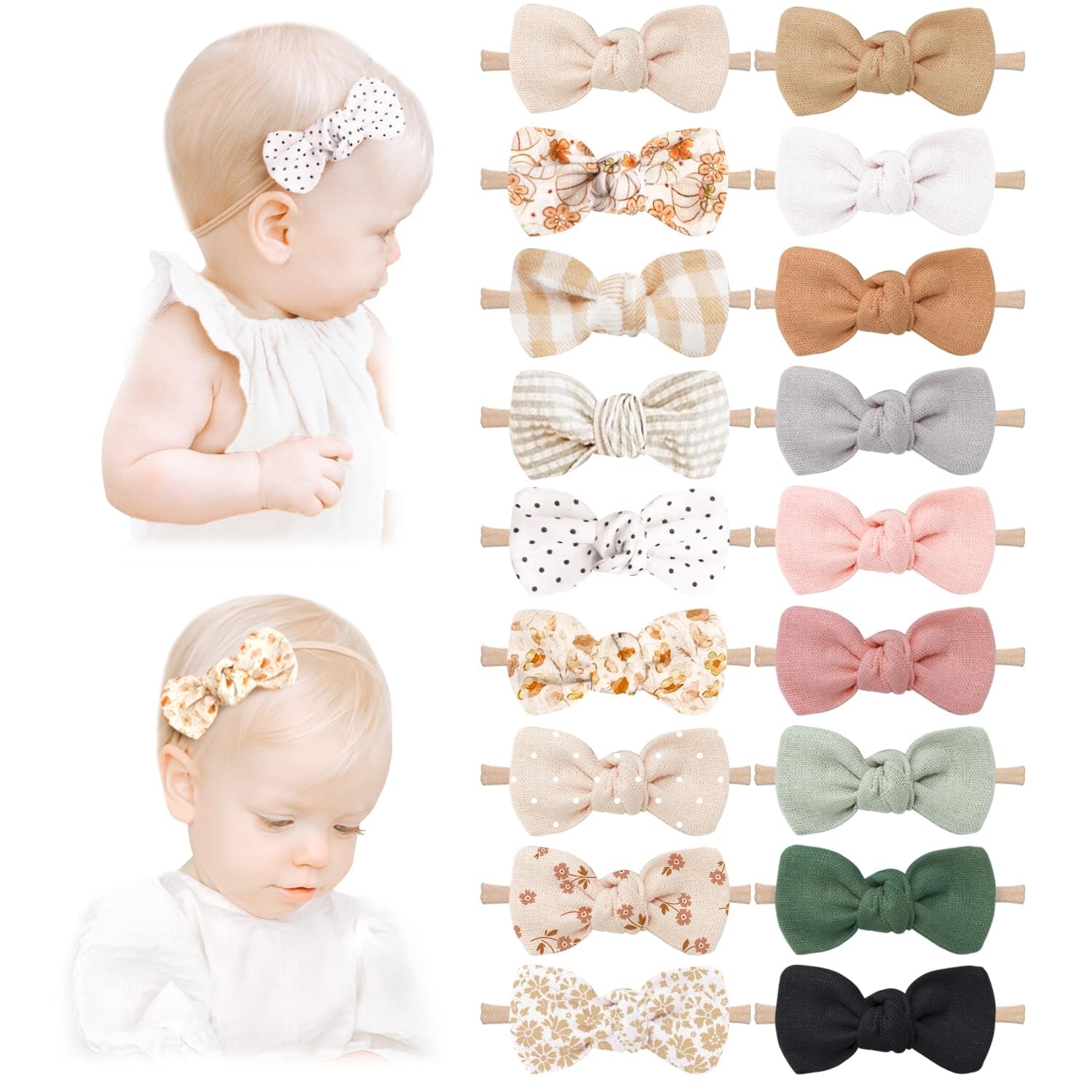 Baby Girl Bows and Headbands