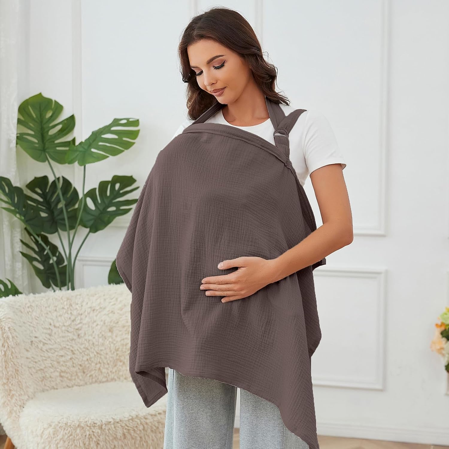 Muslin Nursing Cover for Breastfeeding