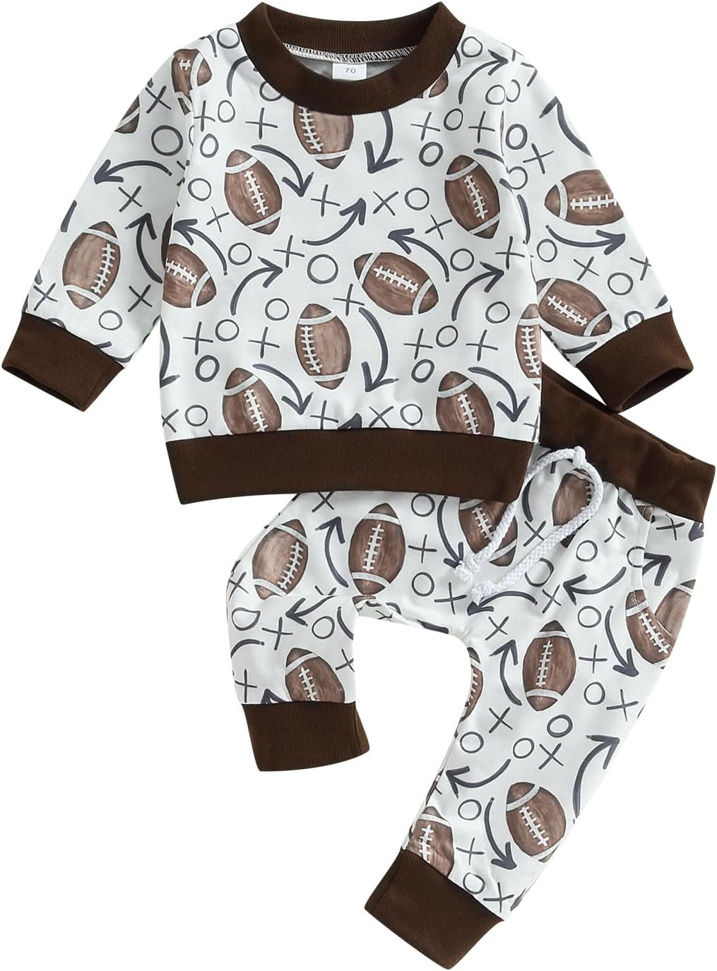 Long Sleeve Pullover Tops & Pant Sets For Toddler