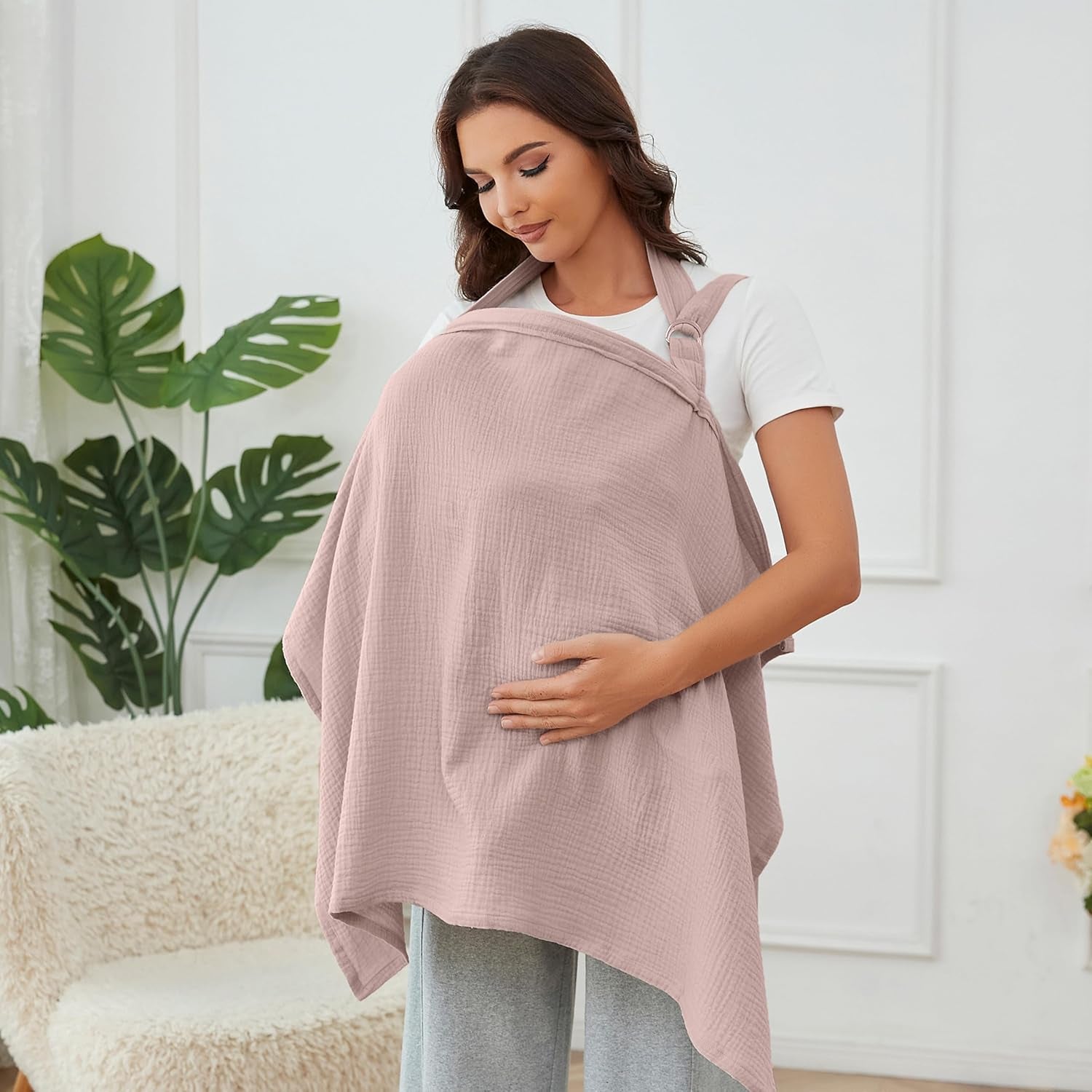 Muslin Nursing Cover for Breastfeeding