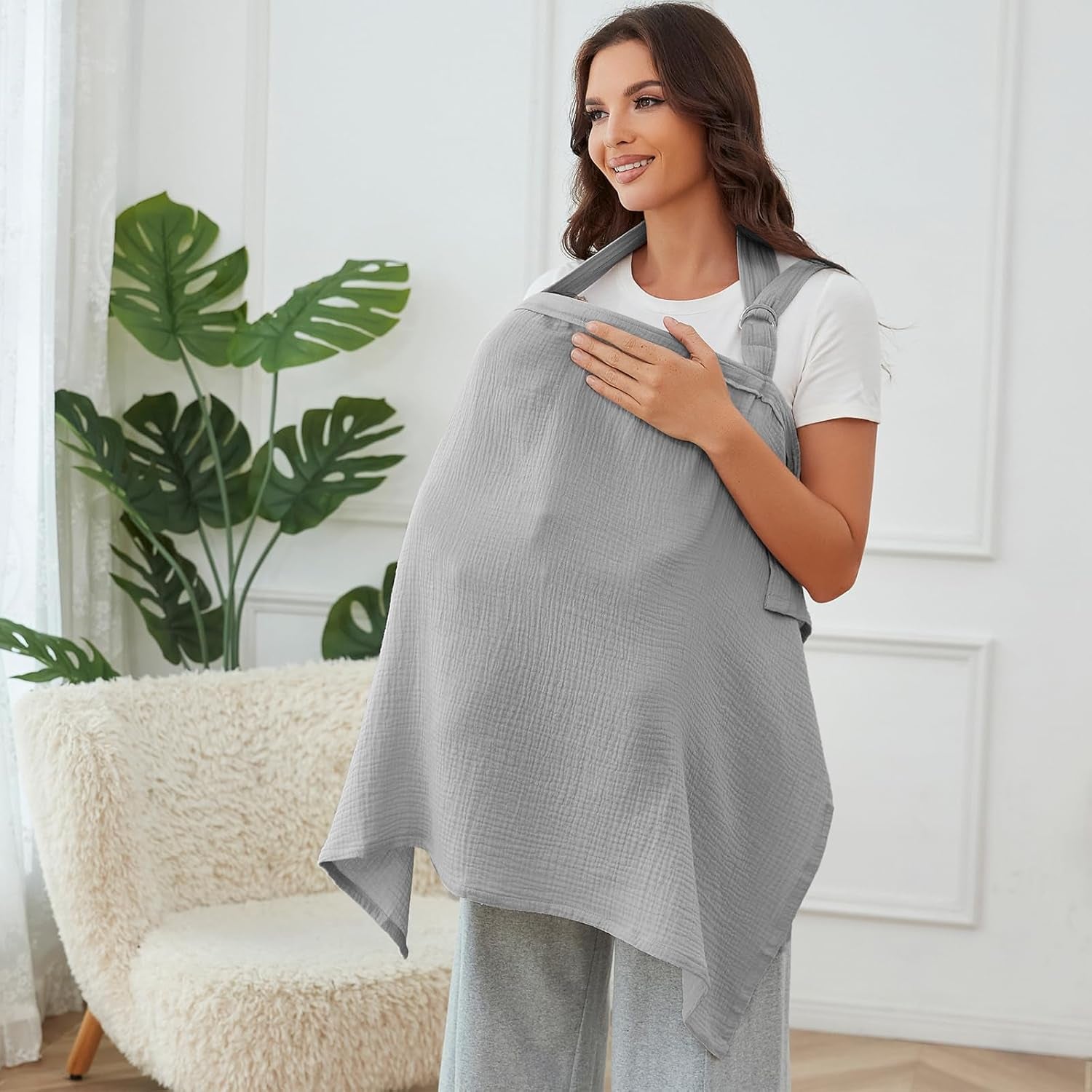 Muslin Nursing Cover for Breastfeeding