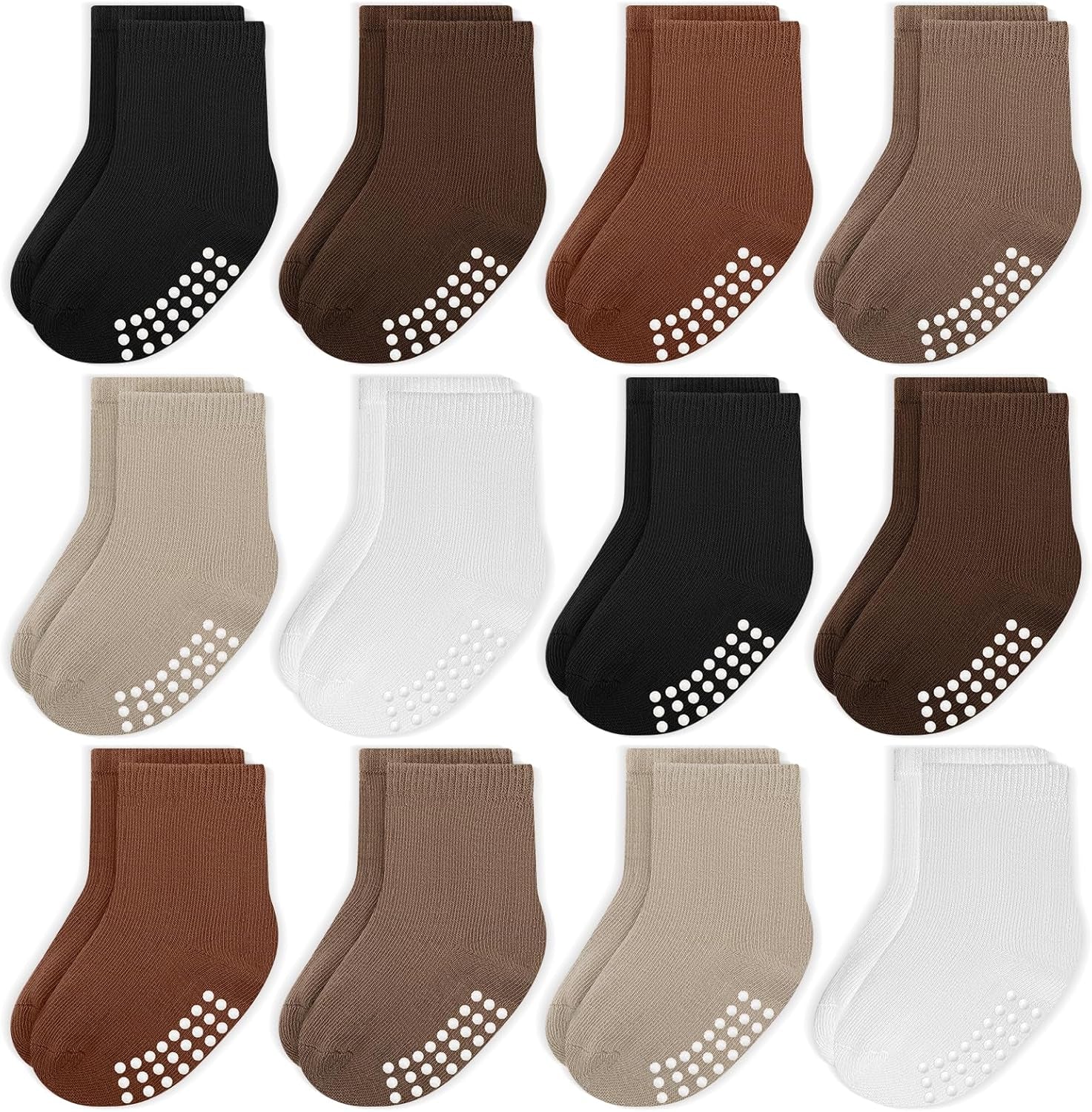 12 Pack Baby Toddler Socks