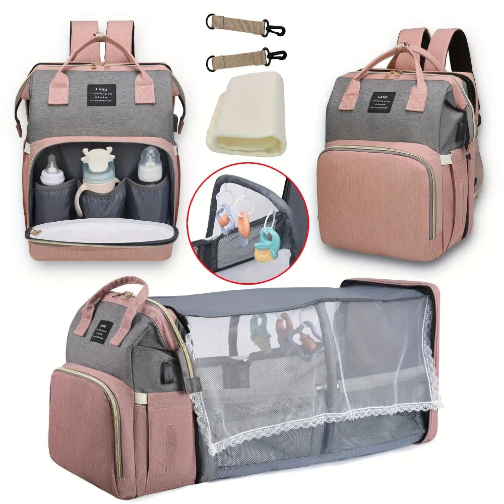 Mommyway™ Portable Crib Backpack