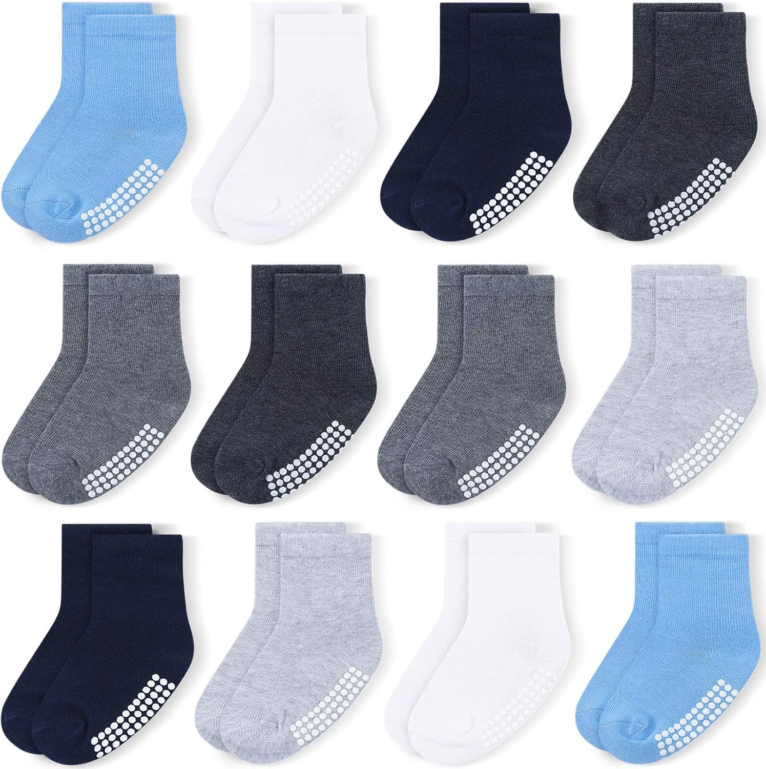 12 Pack Baby Toddler Socks