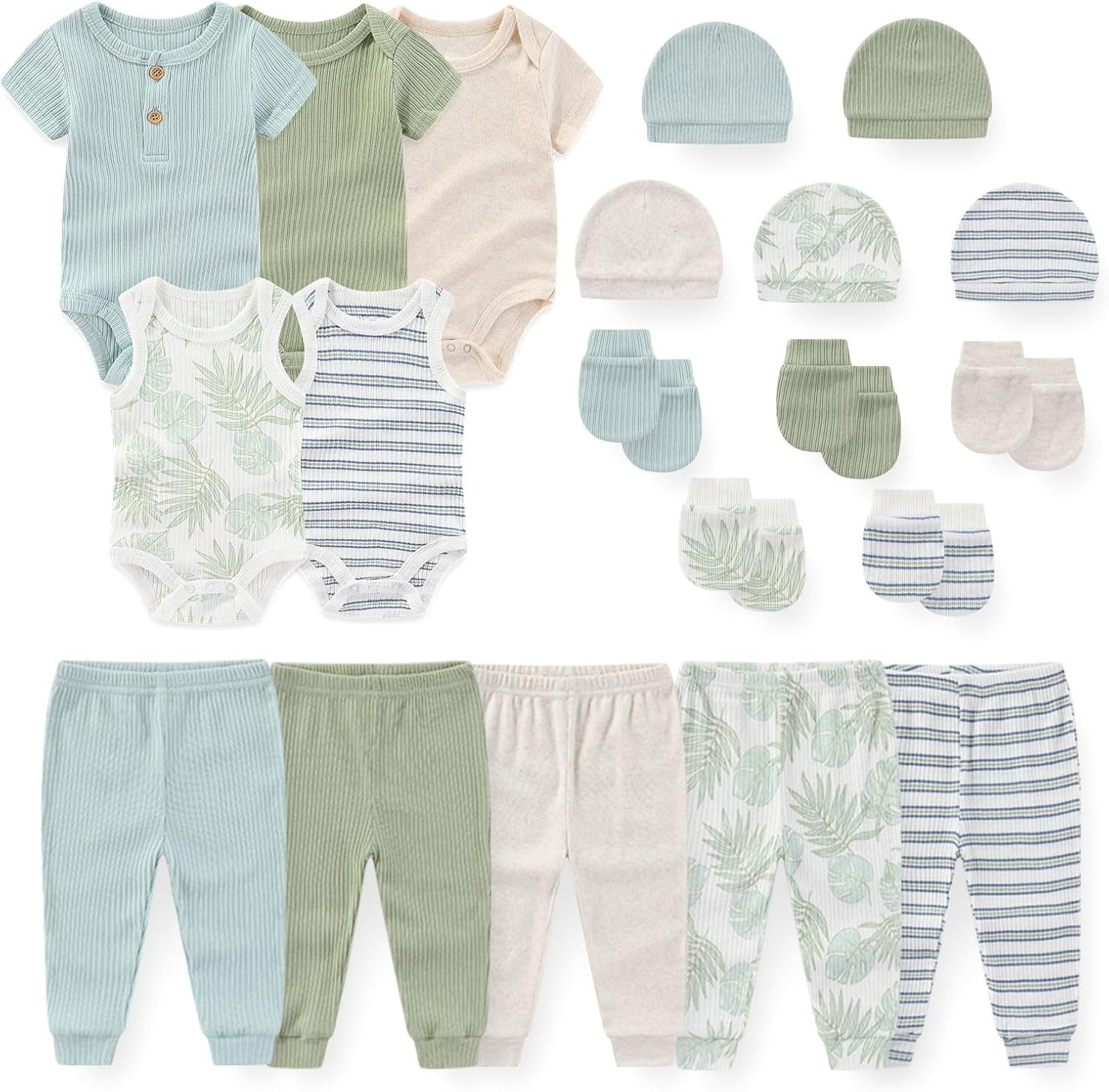 Unisex Baby Bodysuits Sets