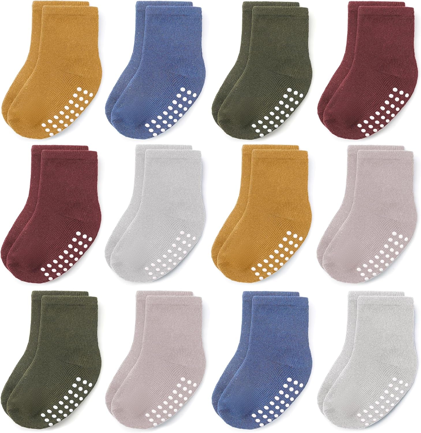 12 Pack Baby Toddler Socks