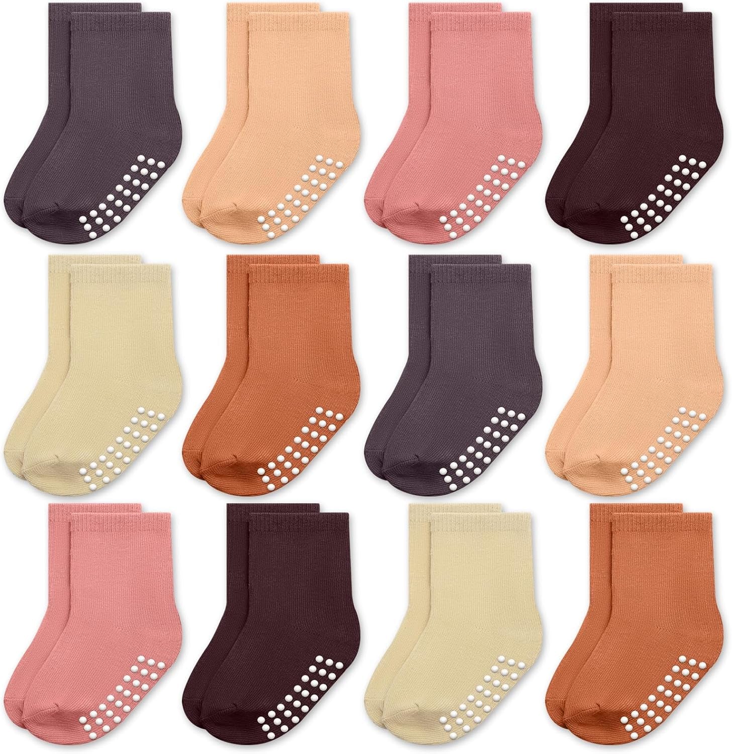 12 Pack Baby Toddler Socks