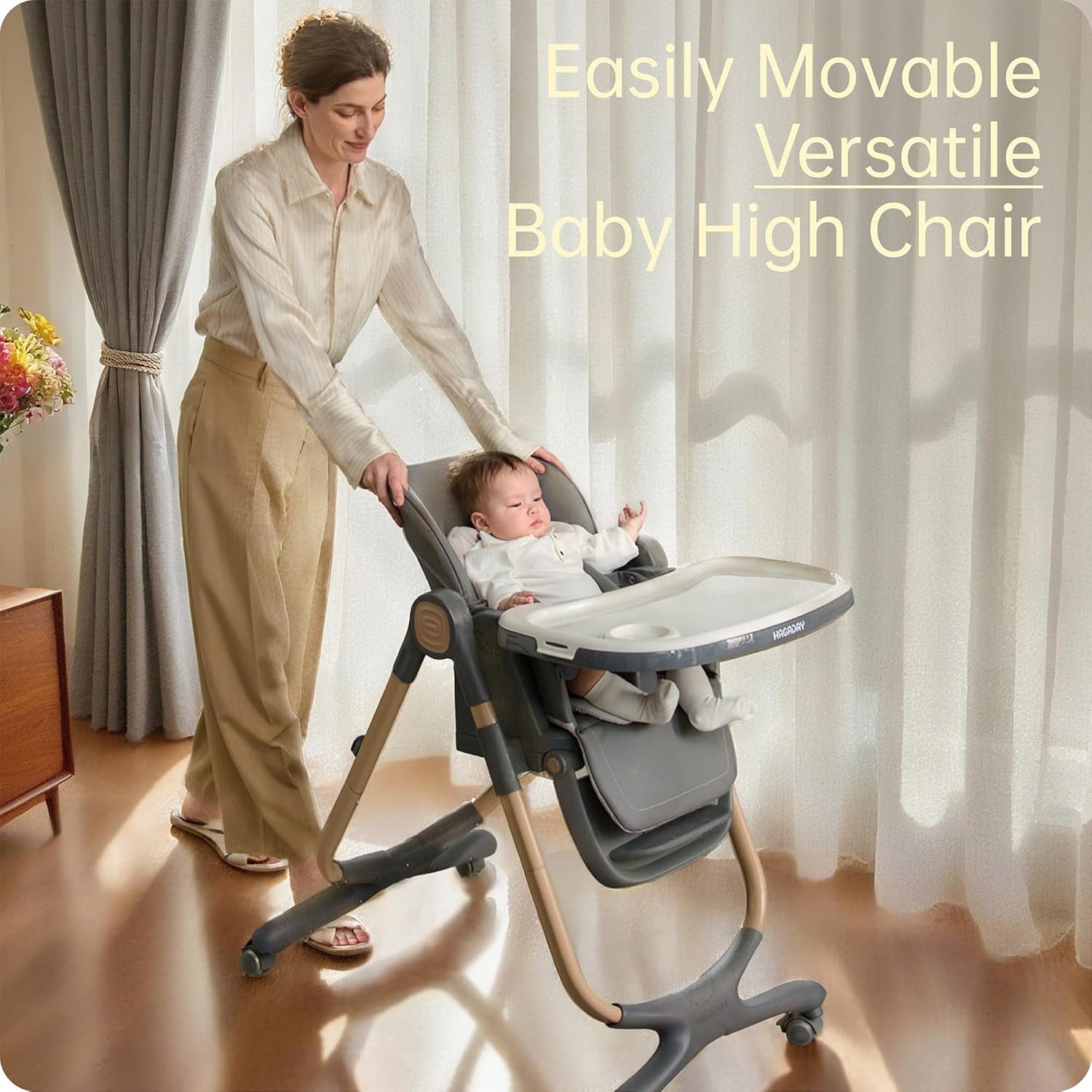 6 in 1 Convertible High Chairs for Babies and Toddlers