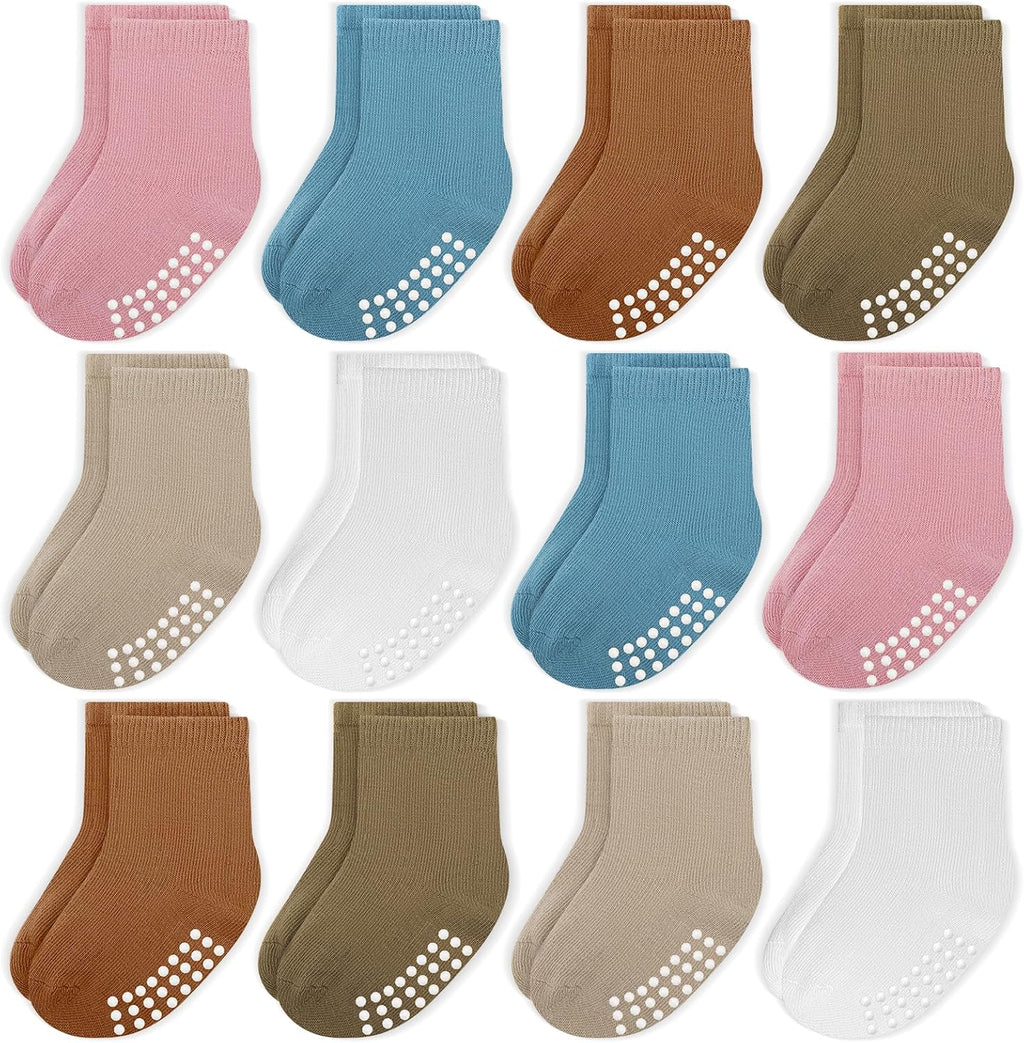 12 Pack Baby Toddler Socks