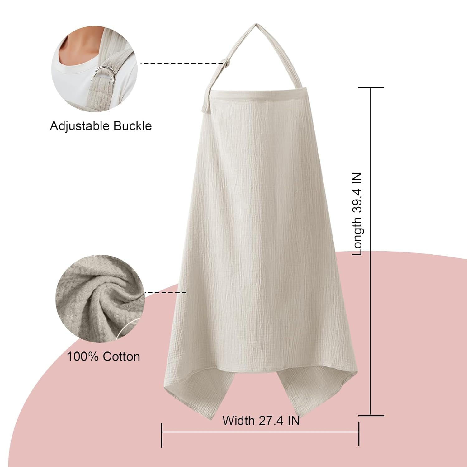 Muslin Nursing Cover for Breastfeeding