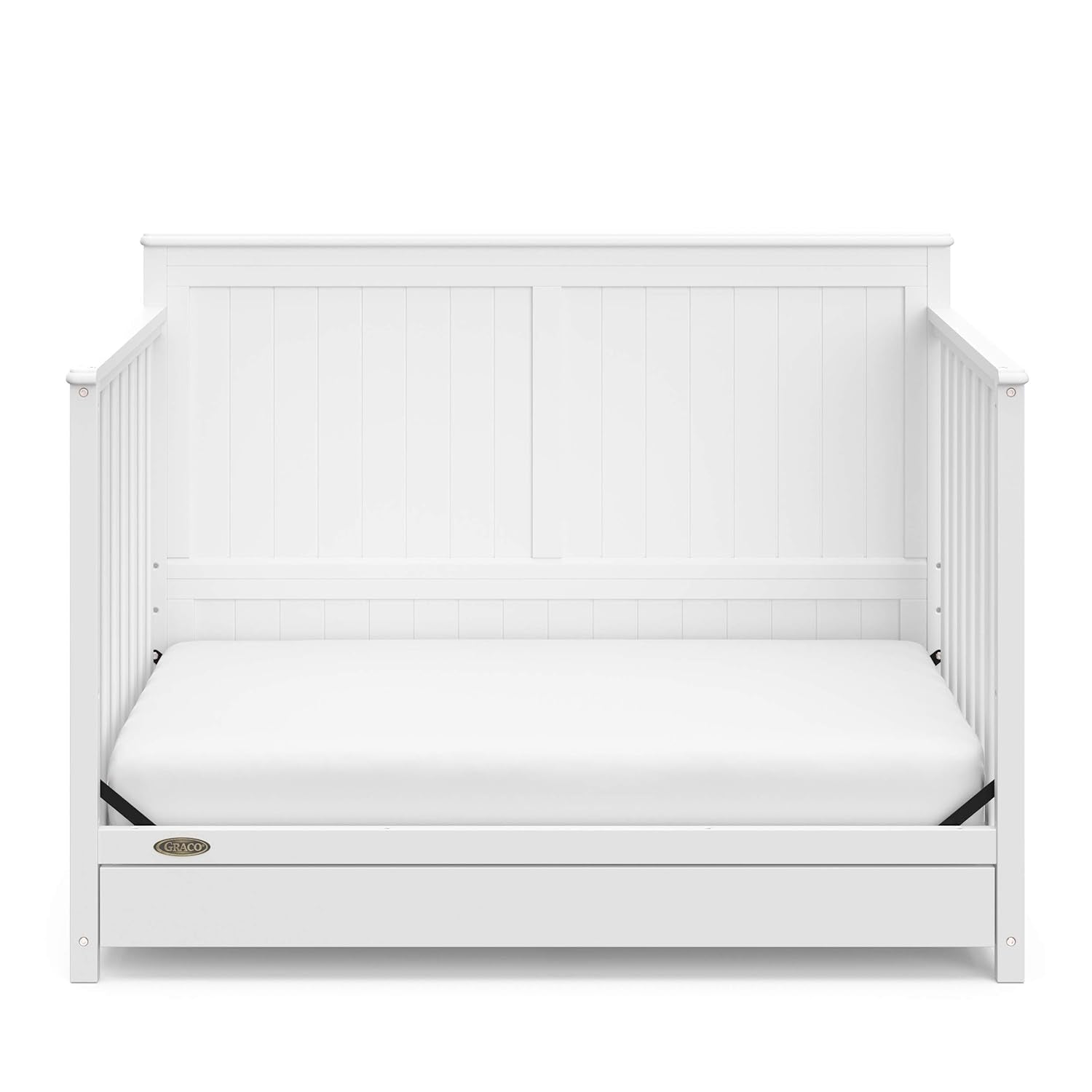 5-In-1 Convertible Crib with Drawer 