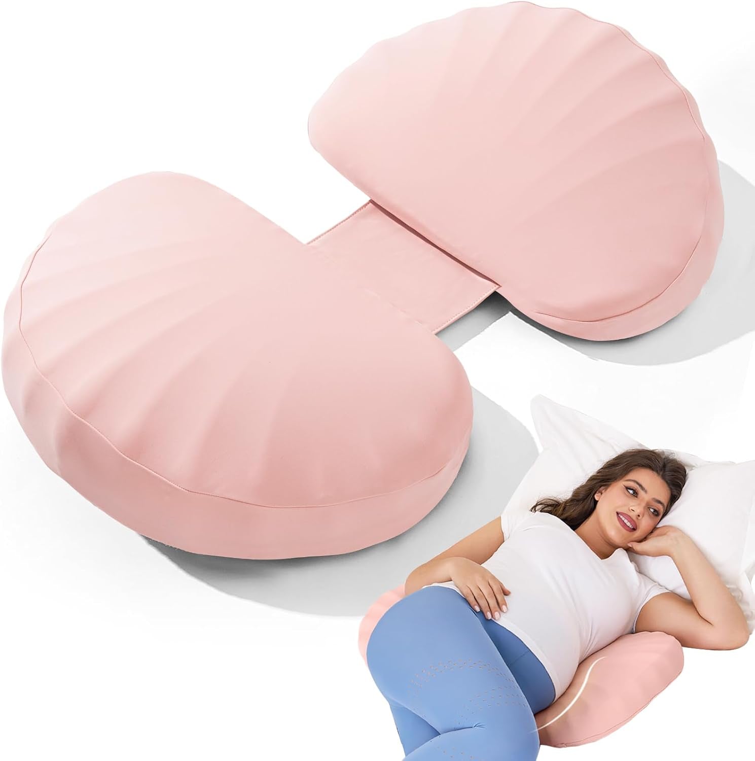 Memory Foam Maternity Pillow for Side Sleeper