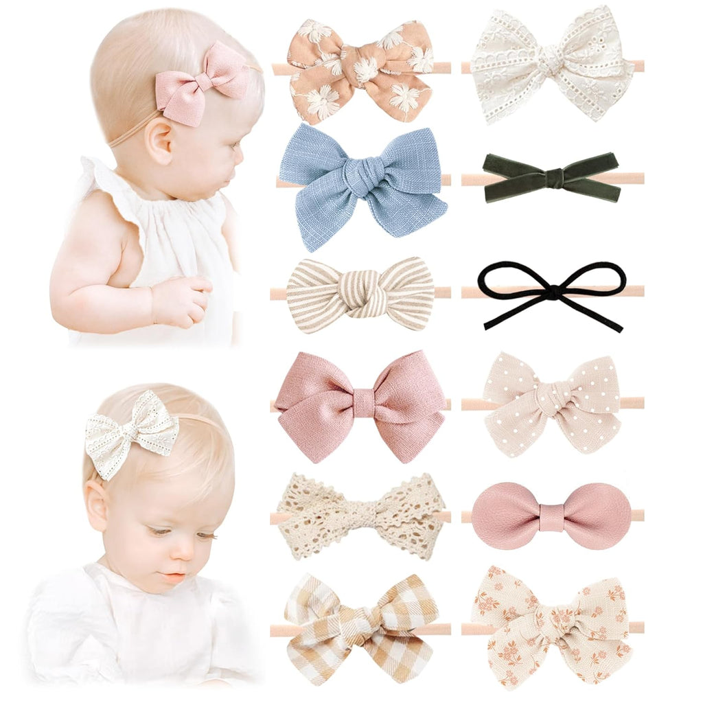Baby Girl Bows and Headbands