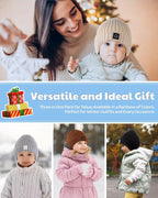 3 Pack Baby Beanie Hats with Earflaps
