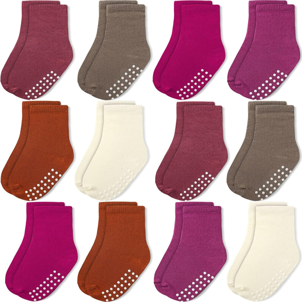 12 Pack Baby Toddler Socks