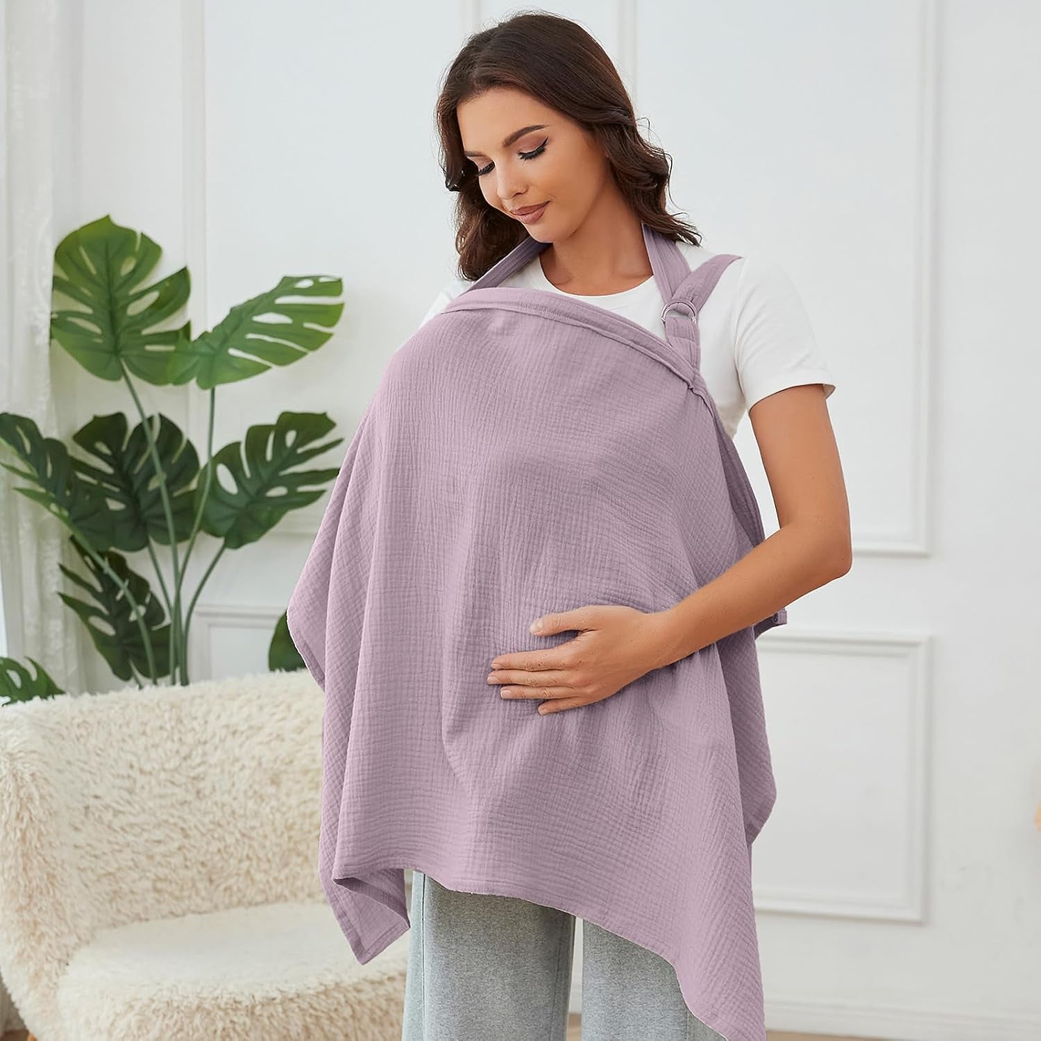 Muslin Nursing Cover for Breastfeeding