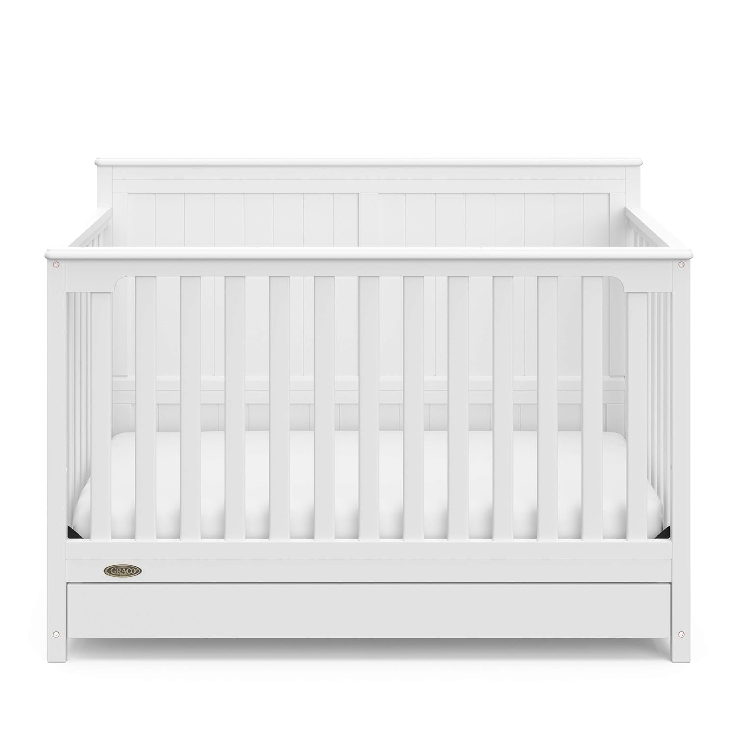 5-In-1 Convertible Crib with Drawer 
