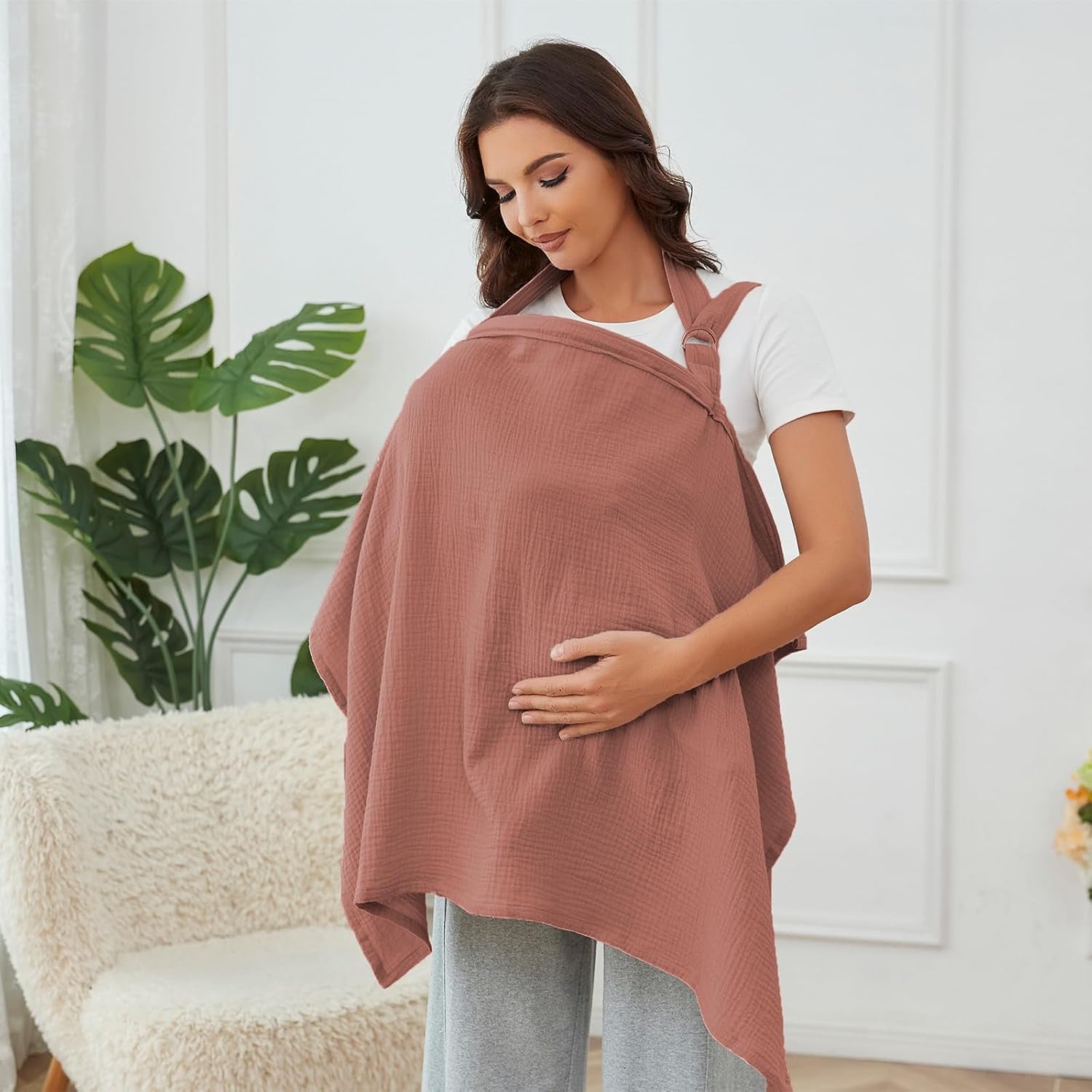 Muslin Nursing Cover for Breastfeeding